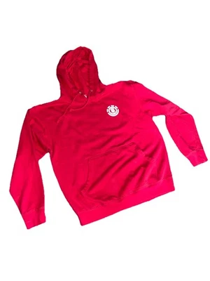 Sudadera con Capucha De Colección Años 90 Y2K Element Viento Fuego Agua Tierra Patín Roja Talla M Foto 1 de 4