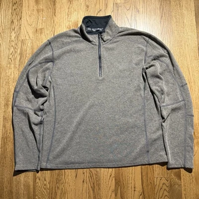 Chaqueta Pullover Jersey Kuhl Kashmira 1/4 Cremallera Para Hombre Talla XL Marrón Polar Foto 1 de 4