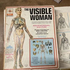 Vintage 1960 Renwal The Visible Woman Assembly Kit - #804 - Picture 1 of 3