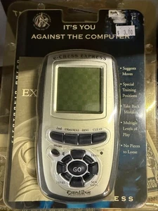 EXCALIBUR E-CHESS EXPRESS HANDHELD TRAVEL ELECTRONIC BOARD GAME LCD NIB - Picture 1 of 4