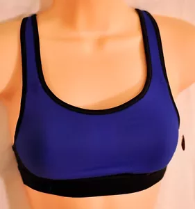 women's champion blue & black sports bra size Xsmall 30AB & 32A MSRP $23 new - Picture 1 of 6