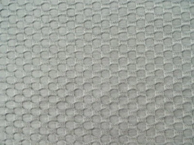 BALLARD SUNBRELLA DIMPLE DOVE GEOMETRIC OUTDOOR FABRIC 1 5/8 YD x43"W @$12.99/YD - Image 1 of 4