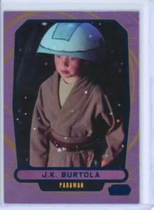 2013 Topps STAR WARS Galactic Files 2 J.K. BURTOLA Blue Foil Parallel #199/350 - Picture 1 of 2