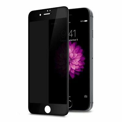 For iPhone 8 7 6s 6 Plus SE 2022 3D Tempered Glass Privacy Screen Protector X2 - Image 1 of 4