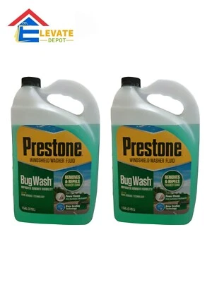 Lote de 2 líquidos para lavado de parabrisas Prestone AS657, 1 galón Foto 1 de 4