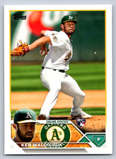 2023 Topps Series 2 #340 Ken Waldichuk Oakland Athletics Rookie RC Baseball Card