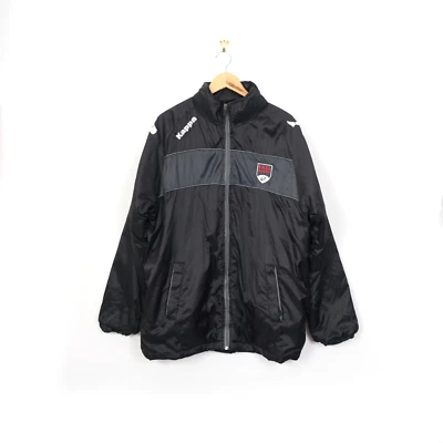 Kappa mens full zip black padded jacket Large L - Image 1 of 4