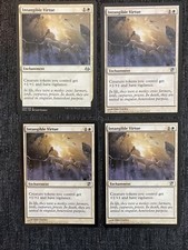 4x MTG intangible Virtue - PLAYSET- Innistrad - NM Magic The Gathering