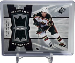 2006-07 SPx Winning Materials Spectrum /99 Pierre-Marc Bouchard #WM-BO No Res!