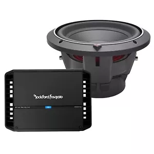 Rockford Fosgate Punch P500X1BD Mono Subwoofer Amplifier + P2 10" Subwoofer - Picture 1 of 3