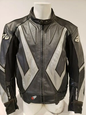 JOE ROCKET RACING MOTORCYCLE LEATHER JACKET (46) HONDA YAMAHA,KAWASAKI BUEL Foto 1 de 4