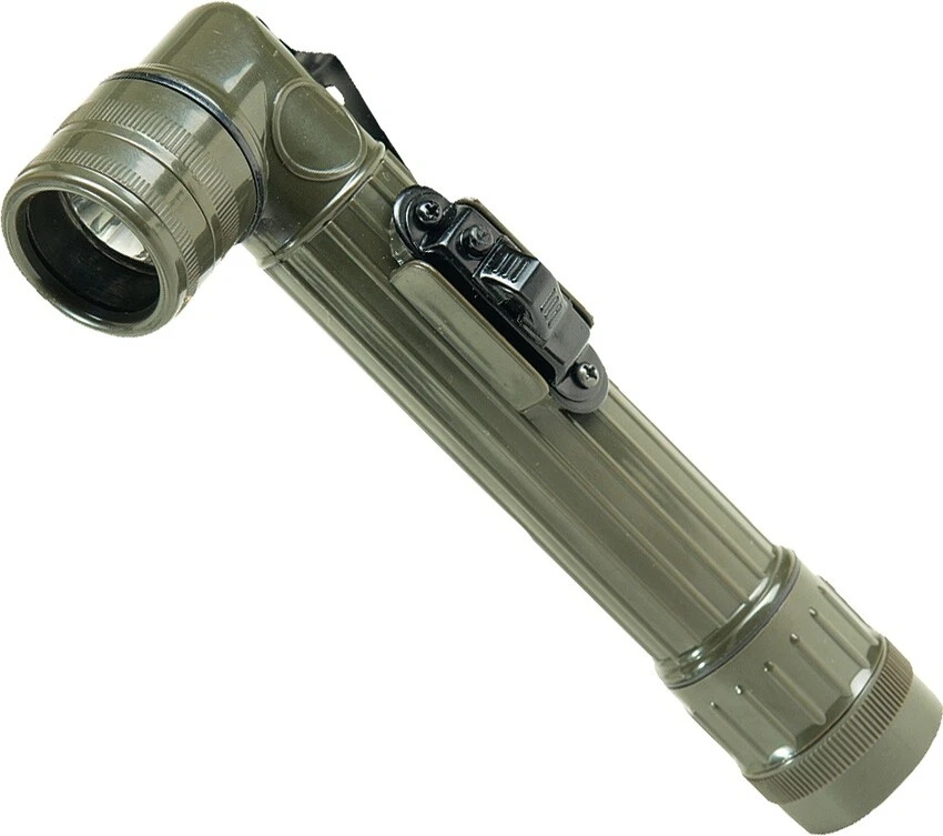 Mil-Tec Anglehead Flashlight Extra Bright LED Anglehead Synthetic Construction