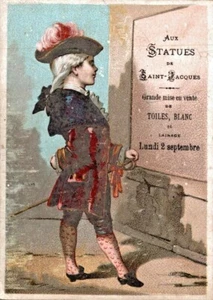 CHROMO DIVERS / AUX STATUES DE ST JACQUES - Imagen 1 de 2
