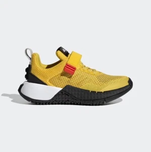 Adidas Kids X Lego Sport Pro Elasticated Trainers / Yellow Black / RRP £65