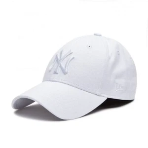 Gorra New Era para mujer 9Forty ala curva ajustable OSFA ~ New York Yankees blanca - Imagen 1 de 3