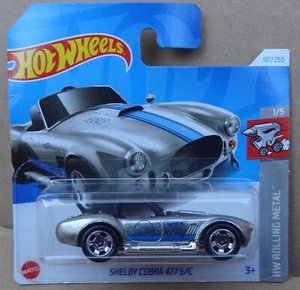 Hot Wheels 2024 - Shelby Cobra 427 S/C- Zamac silver - HW Rolling Metal - Picture 1 of 5