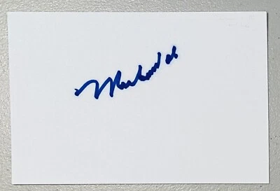 Muhammad Ali Signed Autographed 4x6 Card JSA LOA Cassius Clay Boxing Champion - Image 1 of 2