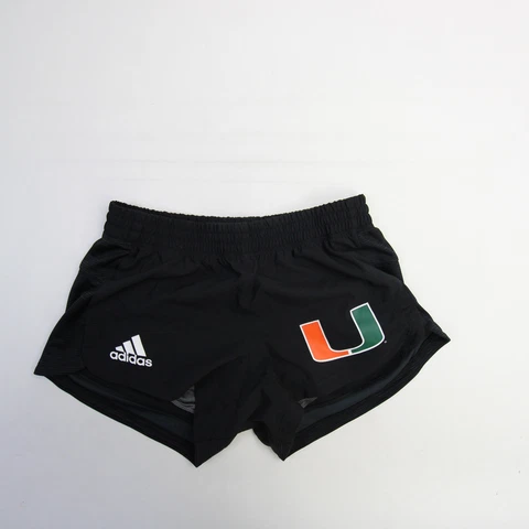 Miami Hurricanes adidas Climalite Running Short Women's Black New Cover