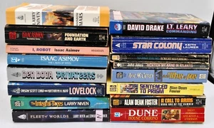 LOT OF 16 SCIENCE FICTION BOOKS FROM VARIOUS AUTHORS ISAAC ASIMOV, BEN BOVA, ETC - Picture 1 of 1