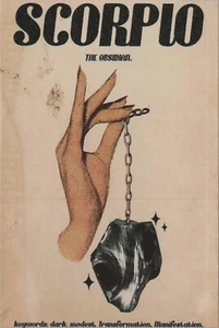 Scorpio The Obsidian Dark Modest Hand ~ New 2024 Image Card 4"x6" MR ALE 8135.2 - Picture 1 of 7