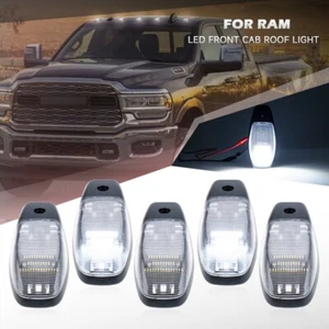 White LED Cab Roof Marker Clearance Light For 2019-2024 Ram 2500 3500 4500 5500 - Picture 1 of 12