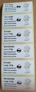'LAST OVERPRINT AT TRINCOMALEE'- VARIOUS DATE CODED MACHIN & FLAG STAMPS - Picture 1 of 15