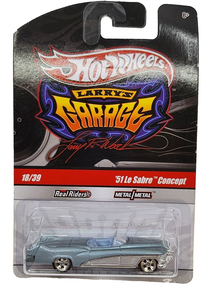 Hot Wheels 🔥 Larry Garage '51 Le Sabre™ Real Riders Metal/Metal 18/39 Foto 1 de 4