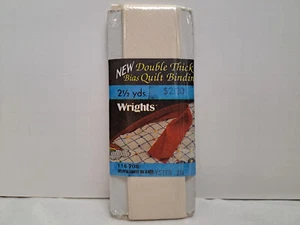 Wrights - Double Thick Bias Quilt Binding (2.5 Yards) - Oyster #116-28 - Picture 1 of 2