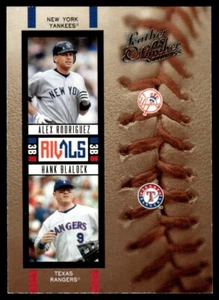 2005 Donruss Leather & Lumber Rivals Alex Rodriguez/Hank Blalock 1062/2000 #R-12 - Picture 1 of 2