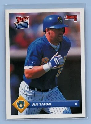 1993 Donruss #341 Jim Tatum - Image 1 of 2