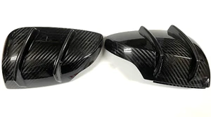 OEM JDM Subaru STI Carbon Door Mirror Covers Pair P/N ST91054VV010/VV020 - Picture 1 of 5