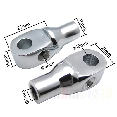 铬 FFoot Peg 安装零件或铃木入侵者 1400 Boulevard S83 Marauder 8 — 第 1/4 张图片