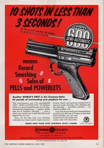 1960 Corpsman 600 Semi- Automatic Pell Pisto Print Adl - Picture 1 of 2
