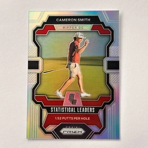 2024 Panini Prizm LIV Golf - Leader statistici Cameron Smith #93 Silver Prizm - Foto 1 di 2