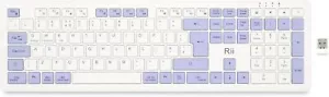 Rii RK208 2.4Ghz Wireless Keyboard, Rechargeable Full Size, 110 Keys - Picture 1 of 7