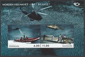 Denmark 2012 Helicopters MNH sheet - Picture 1 of 1