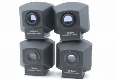 Exc+++ Horseman SW617 Visor 72 mm 180 mm 250 mm 400 mm 4 juegos *BP63 Foto 1 de 4