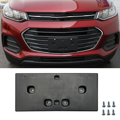 Soporte de montaje de marco de placa de matrícula frontal para Chevrolet Trax 2017-2022 Foto 1 de 4