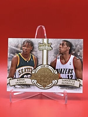 KEVIN DURANT 2008-09 FLEER HOT PROSPECTS LAMARCUS ALDRIDGE ALUMNI MATES TEXAS SP - Image 1 of 2