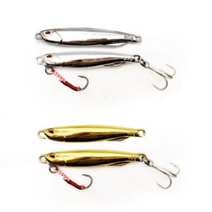 Esca da pesca a matita in metallo maschere esca da pesca affondamento cucchiai in metallo colata lunga - Foto 1 di 15