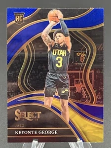 Keyonte George 2023-24 Select Retail Blue Courtside Rookie Card RC Jazz #295 - Bild 1 von 2