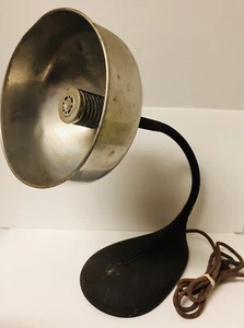 Vintage Knapp-Monarch Gooseneck Heat Lamp 1930s-40s Cast Iron Base *Working* - Picture 1 of 8