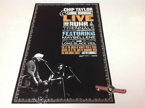Chip Taylor Carrie Rodriguez Live 11"x17" Concert Poster USED Piranha Records - Picture 1 of 4