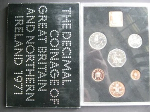 Royal Mint 6 Kursmünzensatz 1971 - Bild 1 von 3