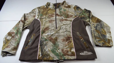 Ladies Team Realtree Camo half zip fleece XL  jacket - Image 1 of 4