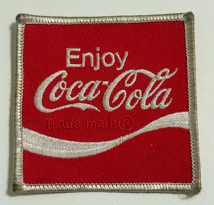 Enjoy COCA-COLA w Trade-mark nicely embroidered 3" X 3" Patch - Picture 1 of 3