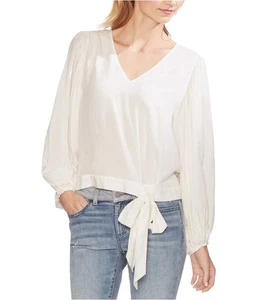 Vince Camuto Blusa Pullover Con Nodo Femminile, Bianca, S - Foto 1 di 1