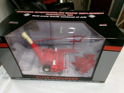 Juguete Agco Granja Allis Chalmers Naranja Espectacular 782 Cosechador de Forraje Heno de Maíz Foto 1 de 2