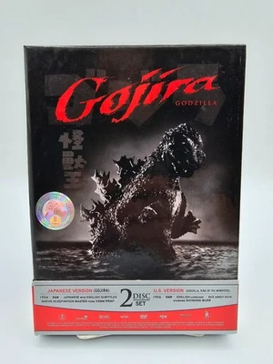 Gojira - Godzilla (DVD, 1956) 2-Disc DVD Set Japanese & U.S. Versions + Book - Image 1 of 4