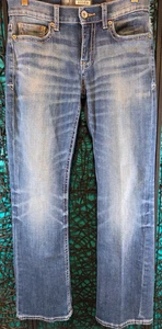 BKE BUCKLE JEANS HERREN 28 KURZ AIDEN BOOTLEG ZIP BIG STITCH STRETCH COWBOY ROCK - Bild 1 von 22